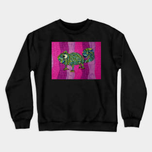 Green chameleon Crewneck Sweatshirt